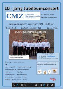 10-jarig Jubileumconcert CMZ