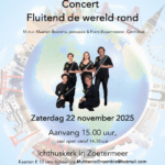 Poster Concert Fluitend de wereld rond (22-11-2025)